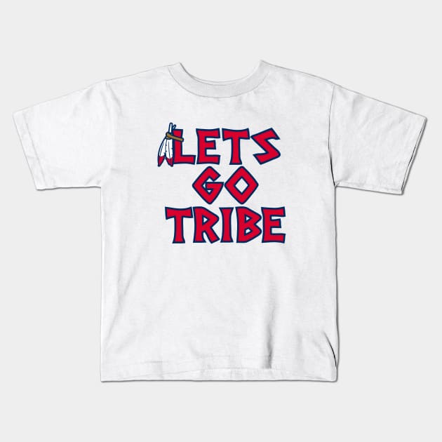 Lets Go Tribe - White Kids T-Shirt by KFig21